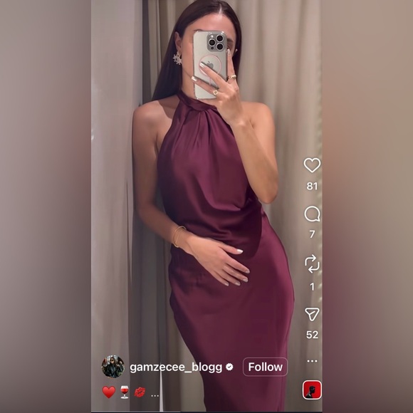 Zara Dresses & Skirts - 🔥🔥zara Purple Halter Neck Dress